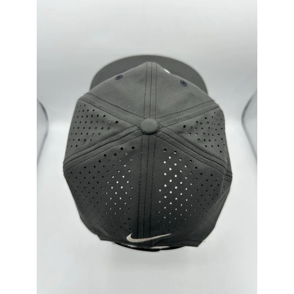 Nike Golf AeroBill Classic99 Hat 868377-010 Gray Snapback Perforated OSFA
